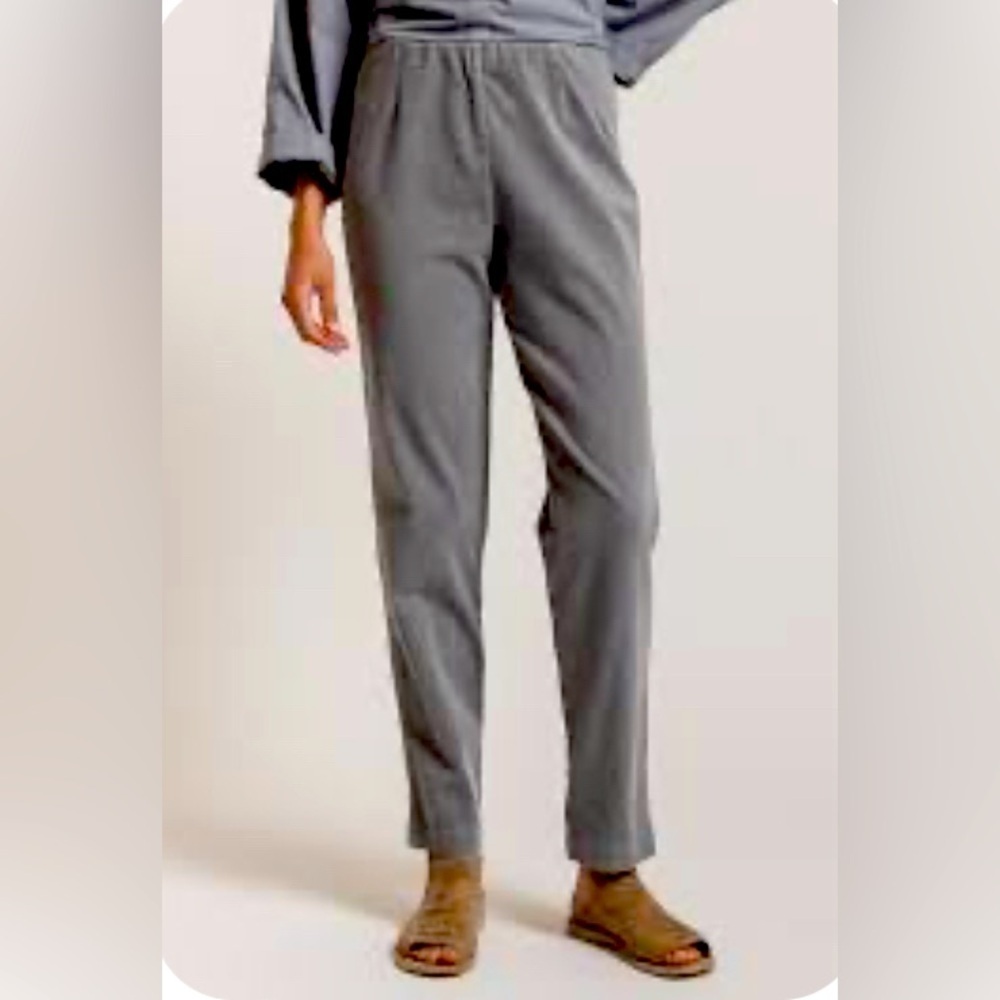 OSKA Sz 3 (vanity) Cotton Blend Tapered Leg Pull  On Pants with Unlined Pockets